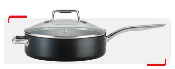 Sartén T-Fal 3.3 Litros con tapa de vidrio