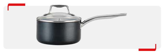 Perol T-Fal 0.95 Litros con tapa de vidrio