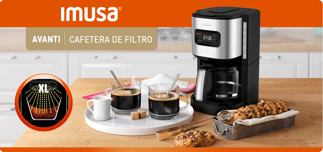 Cafetera Infusora IMUSA Avanti Negro: 1510001652 Imusa Home \u0026 Cook